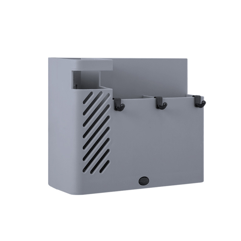 Cocina montado en la pared multi-función rack palillos jaula perforación libre sin rastro drenaje cubiertos cuchara rack de almacenamiento