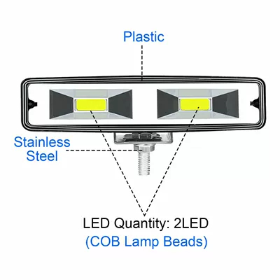 48W 2 lights off-road – İşçi projektorları