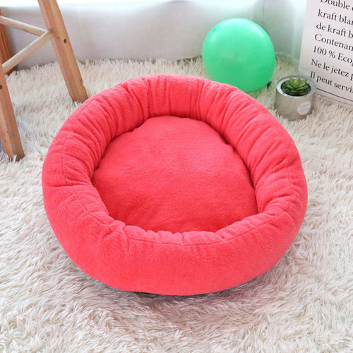 Pet deep sleep winter warm round nest thickened plush cat nest four seasons universal nest mat cat nest pet supplies wholesale