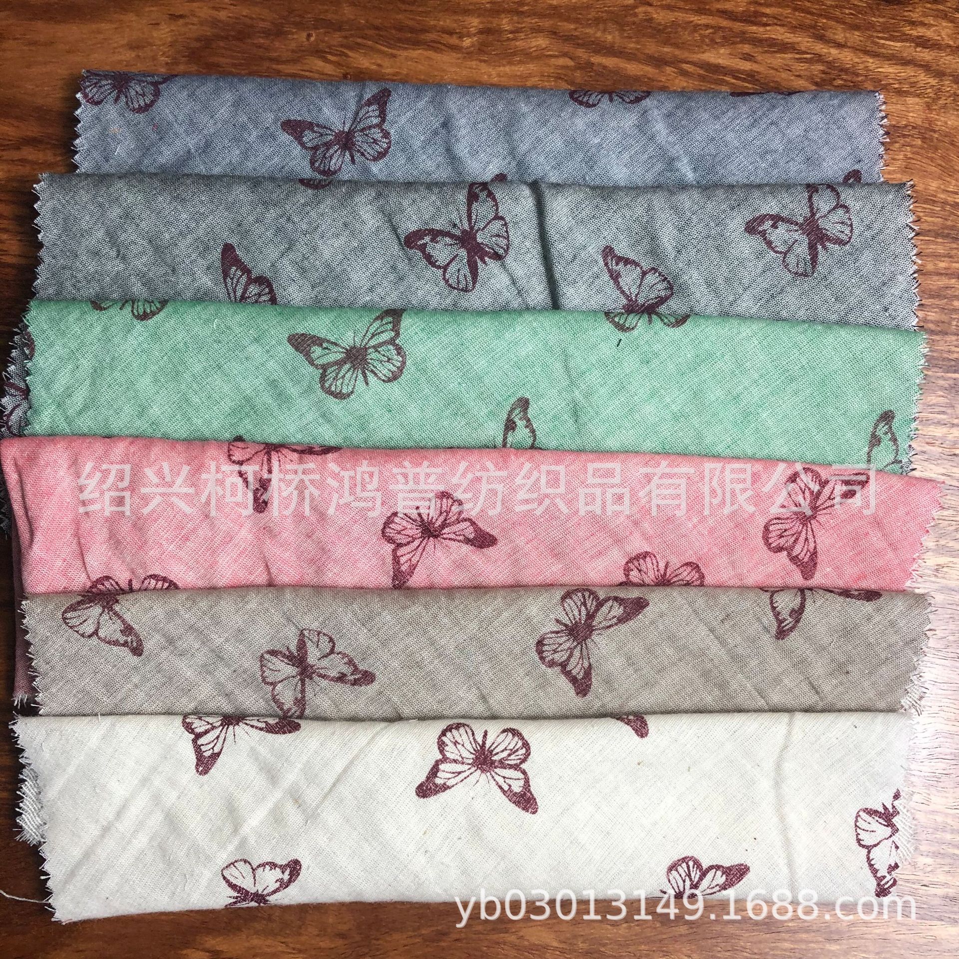 供应全棉双层色织印花布  复古宽松时装面料    货号A3917