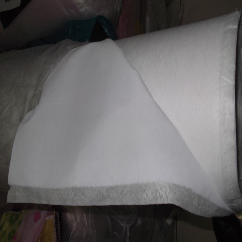 厂家直销 白色单面长毛水刺底植绒布 长毛水刺底植绒布