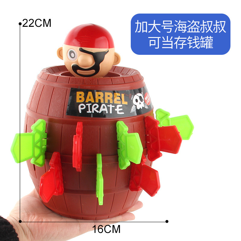 Nuevo exótico divertido pirata cubo juego de juguete truco divertido juego de mesa juguete una variedad de puesto opcional Venta caliente al por mayor