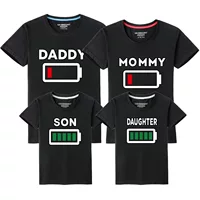Summer clothing, cotton T-shirt for beloved, combed cotton, family style, wholesale