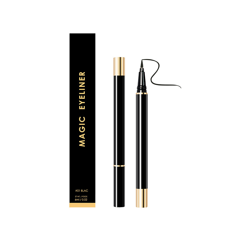 Sticky eyeliner can stick magnet eyelash glue-free single black eyeliner pen