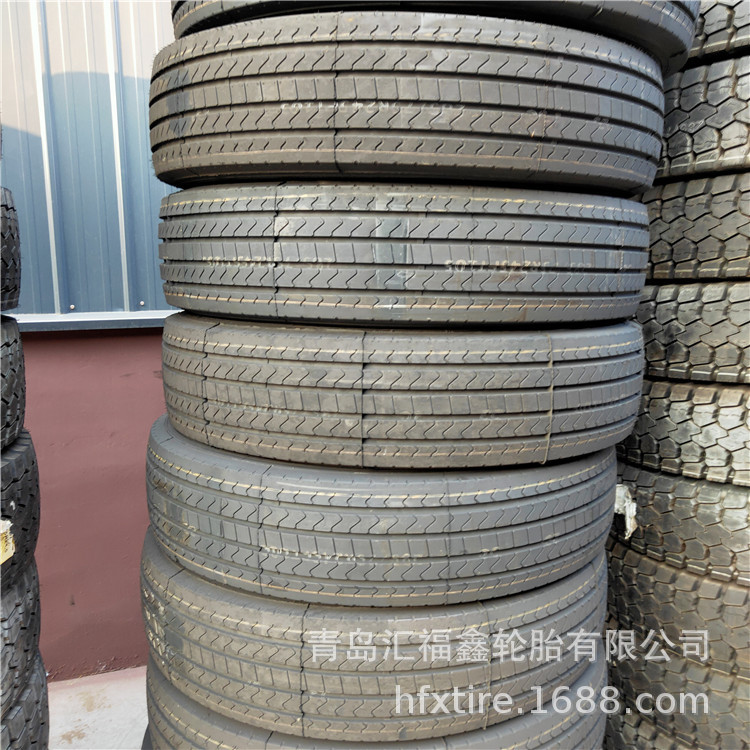 供应全钢丝拖车平板车轮胎285/75R24.5真空卡客车胎