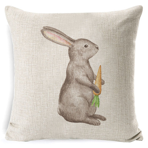 Easter pillowcase cross-border new rabbit egg pillow cushion home supplies Amazon spring pillowcase