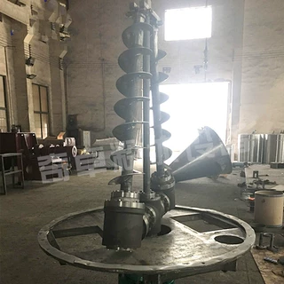奇卓立式供应锂电池双螺旋锥形混合机 不锈钢混合机厂家 奇卓粉体