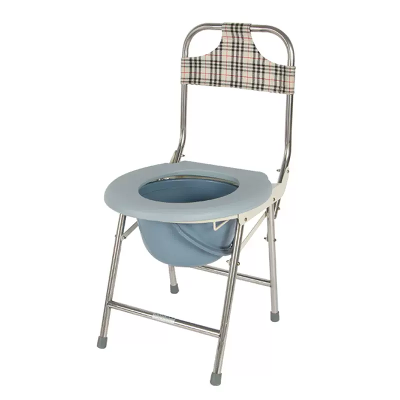 不锈钢坐便椅老人坐便器折叠坐便凳孕妇坐厕椅旱厕便椅大便椅保健