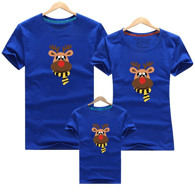 Entrega al por mayor para una familia de tres piezas verano hombres y mujeres ropa de primavera superior algodón manga corta estudiante ropa de clase camiseta