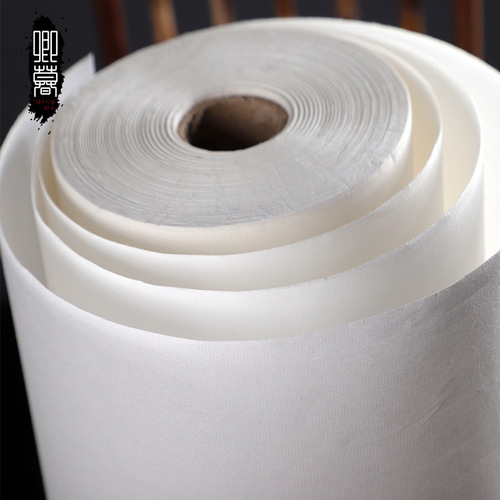 Factory direct supply of 100-meter-long rolls of various specifications of rice paper, half-cooked, raw, cooked, xuan, xuan, xuan, ink, calligraphy and painting works, wholesale of paper