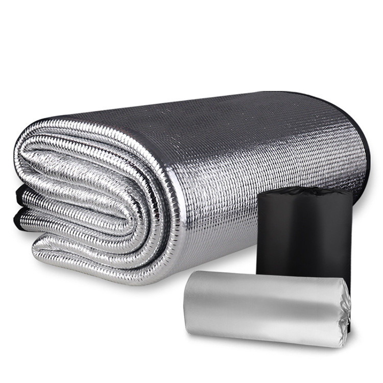 Película de aluminio estera a prueba de humedad al aire libre que acampa estera plegable engrosada impermeable a prueba de frío alfombra de picnic película de aluminio estera a prueba de humedad