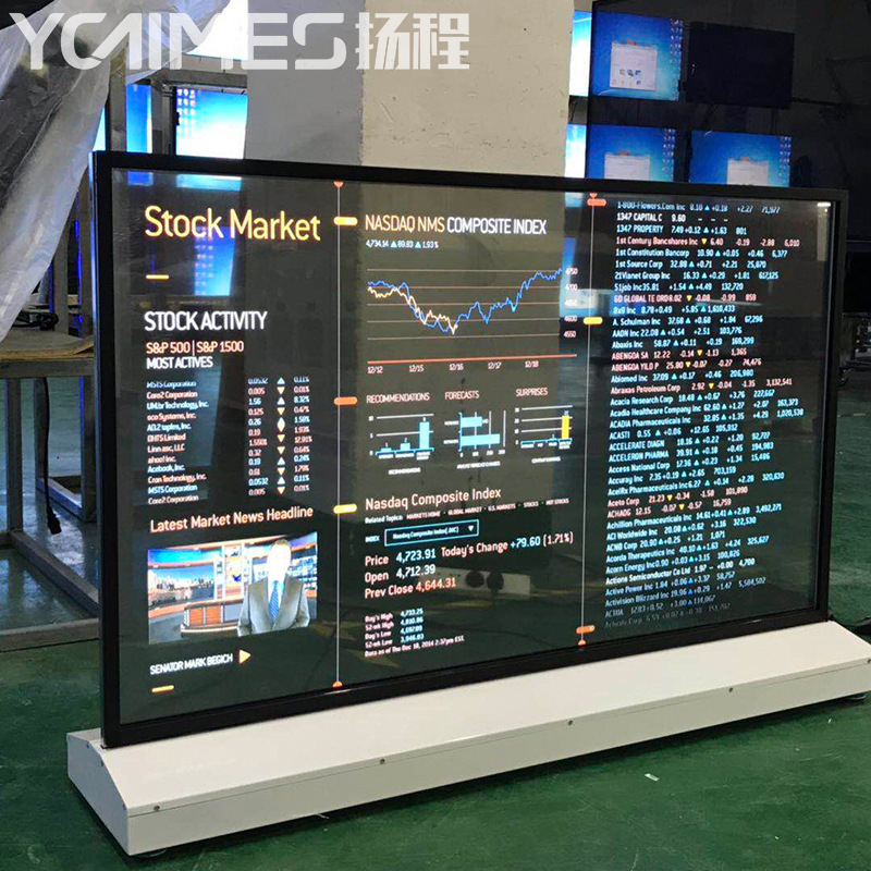 Head Height Can Be Customized 55inch Lg Transparent Oled Display Self-Luminous Transparent Screen Can Be Spliced ​​Into a Lightweight Oled Screen