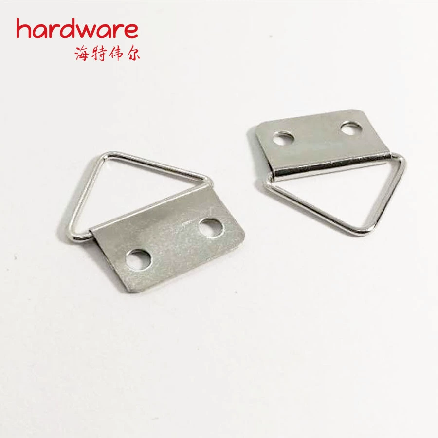 Нелегко ржаветь треугольный крюк с двойным отверстием панели лампа металлическая подвесная рамка для фотоаппаратных аксессуаров Расстояние отверстия 10X20