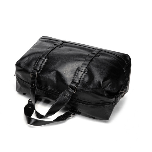  New PU Korean Version Travel Large Capacity Portable Crossbody Shoulder Bag PU Leather Bag Dropshipping