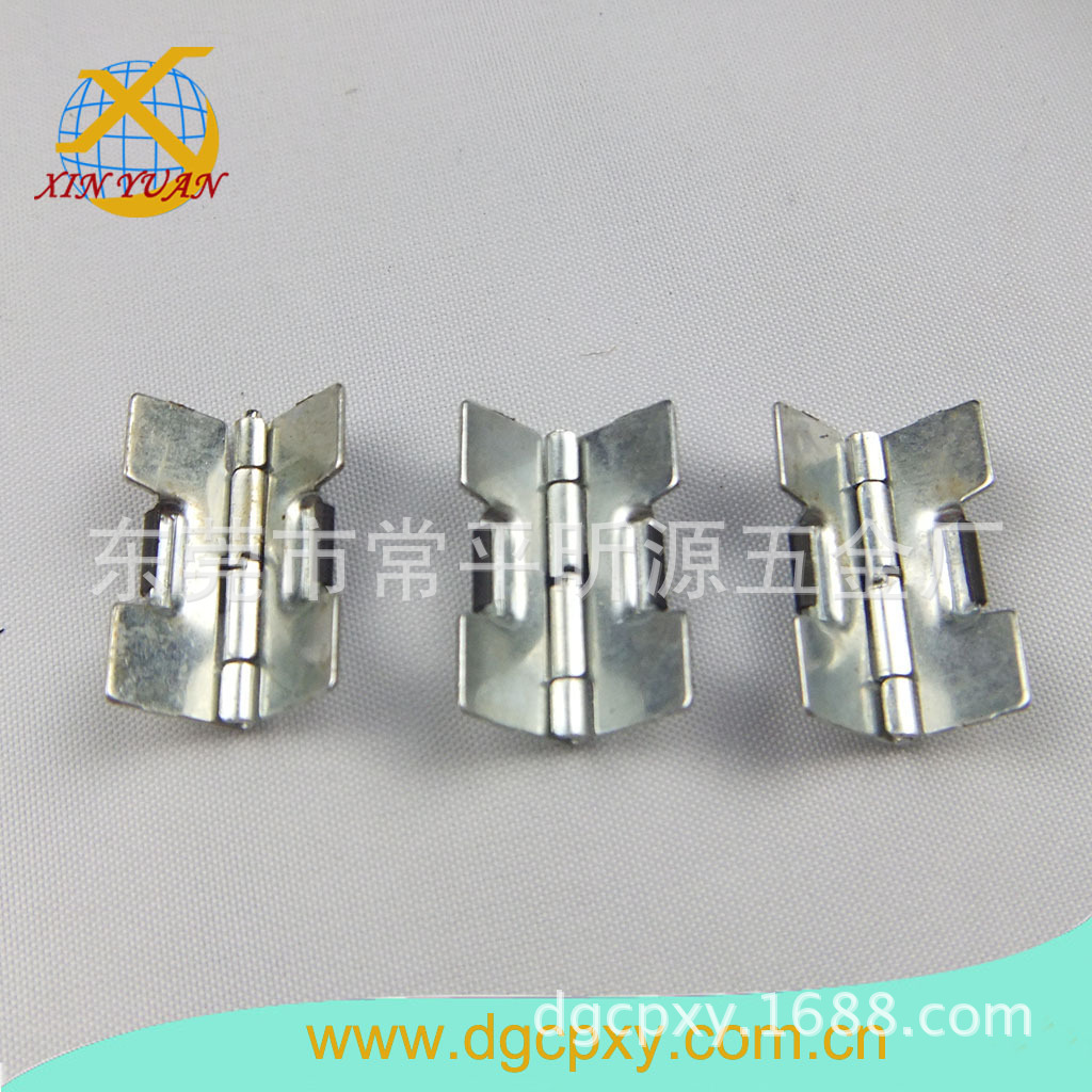 生产箱包合页20MM弱力铰强力扣高档包装盒金属配件，珠宝盒合页扣