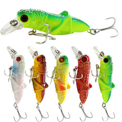 Spinning hard lure floating insect minnow simulation grasshopper hard lure fake lure perch imitation life-like bait