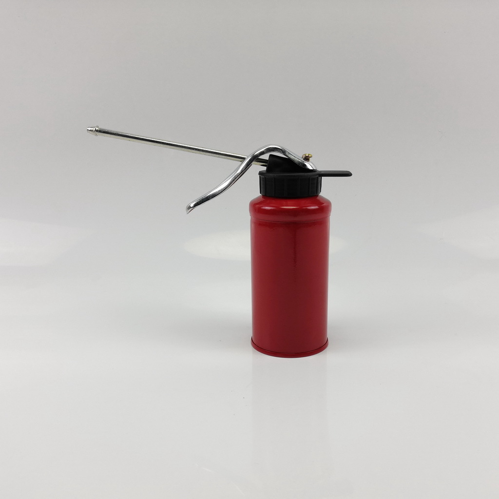 厂家供应180g金属高压机油壶压力机油枪注油枪