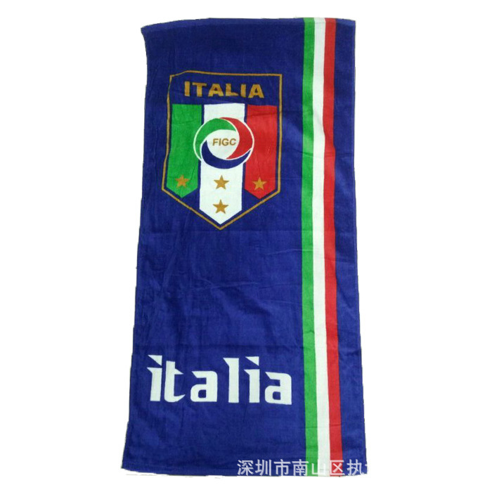 Italy Brazil Germany Real Madrid Chelsea Arsenal Liverpool AC inter ball mark towel 100CM * 50CM