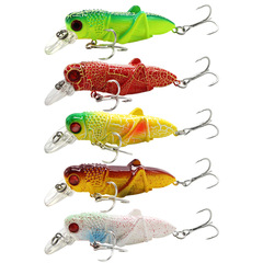 Minnow Grasshopper Cicada Lure Insect Bait Grasshopper Lure Carp Grass Carp and Largemouth Bass Bait