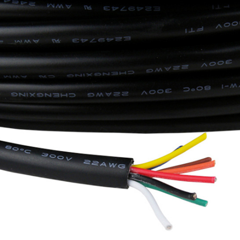 UL2464-20AWG/18AWG2/3/4/5/6/7/8芯镀锡线PVC柔软美标护套线