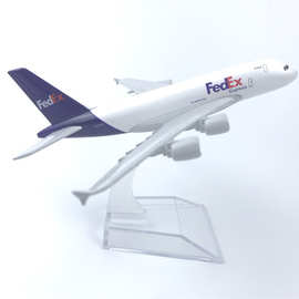 16CM合金飞机模型 联邦运输机 货运机 跨境好销 办公台摆件 模型