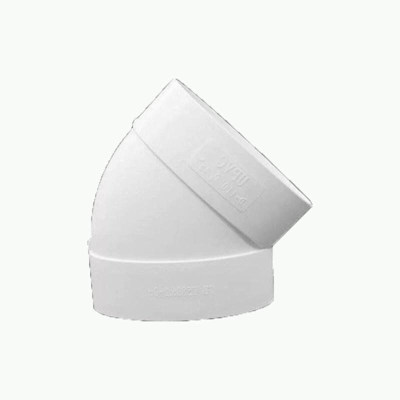 Заводская оптовая PVC45° косой плоский изгиб плоские трубы Прямой сток унитаз сдвиг плоская арматура