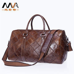 Portable travel bag wholesale retro first-layer cowhide large-capacity fitness bag casual short-distance luggage Travel bag