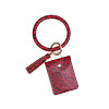 Bracelet, keychain, polyurethane wallet with tassels, card holder, purse, pendant