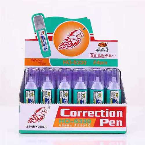 60 pieces of Free Horse HO-6330 correction fluid, quick-drying correction fluid ring, office supplies