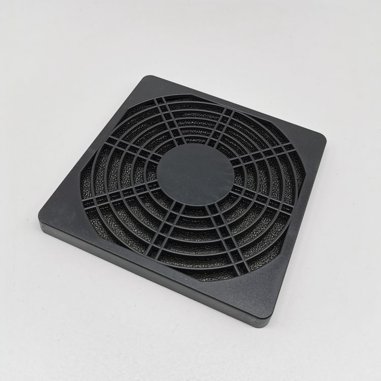 低压柜体装置配套件：HD-90黑色三合一防尘网罩，通风过滤网