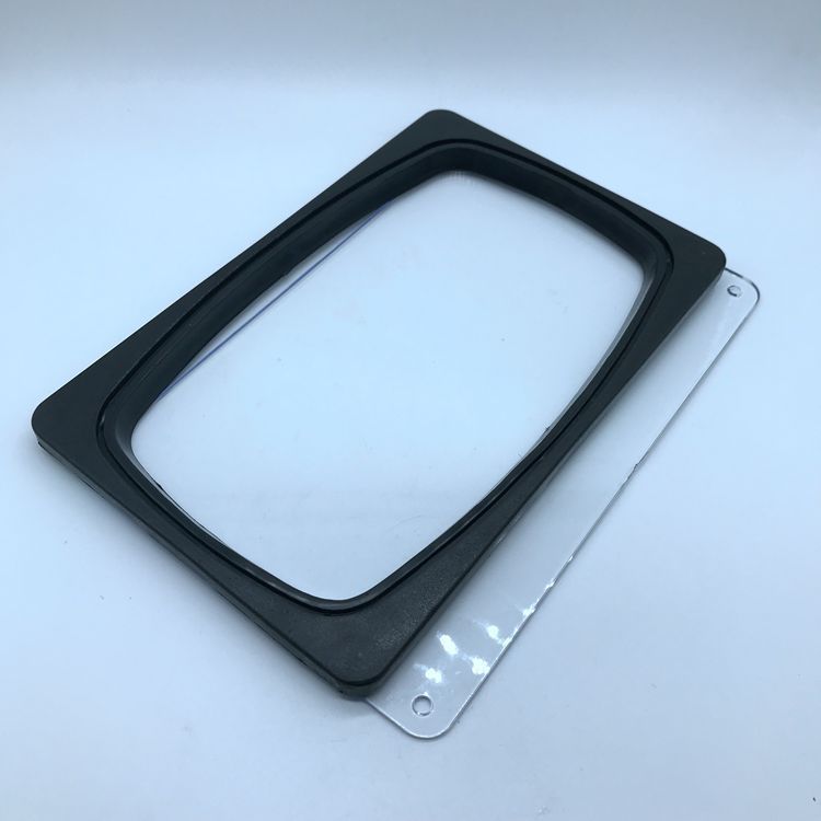 低压柜体装置配套件：150*230黑色塑料电表框，电表观察窗