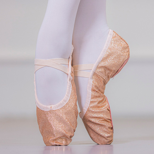 Stage performance dance shoes, soft-soled belly dance shoes, golden folk dance cat claw shoes, performance ballet shoes, dance shoes