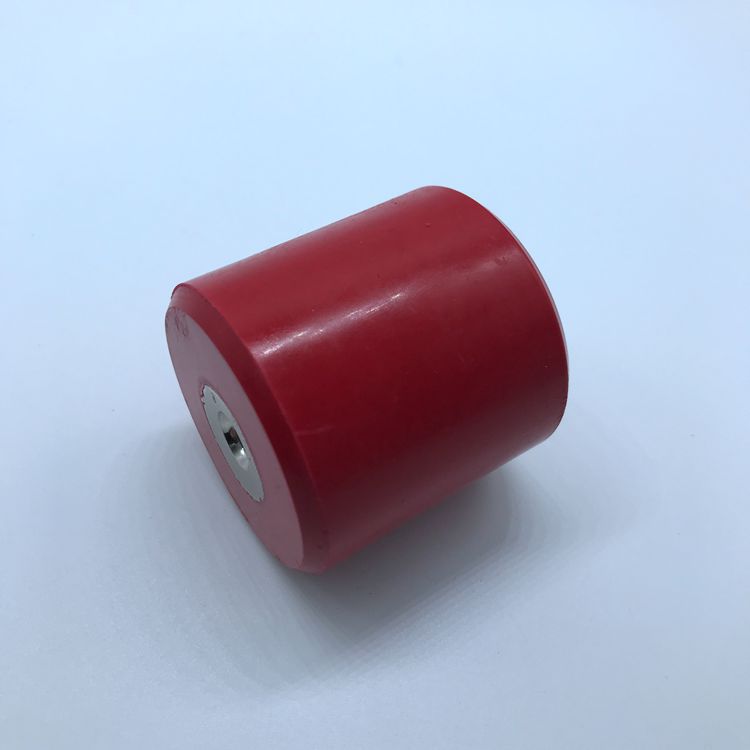 低压柜体装置配套件：MNS50*50 M10红色绝缘子，圆柱形绝缘子