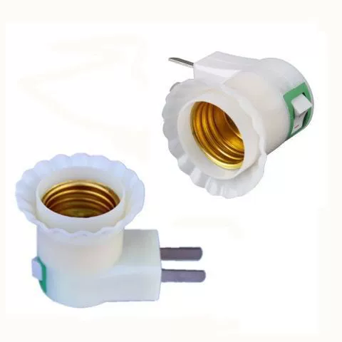 Стандартные слова Завод Direct с переключателем E27 держатель лампы винт красочные трубы LED преобразования кружева держатель лампы