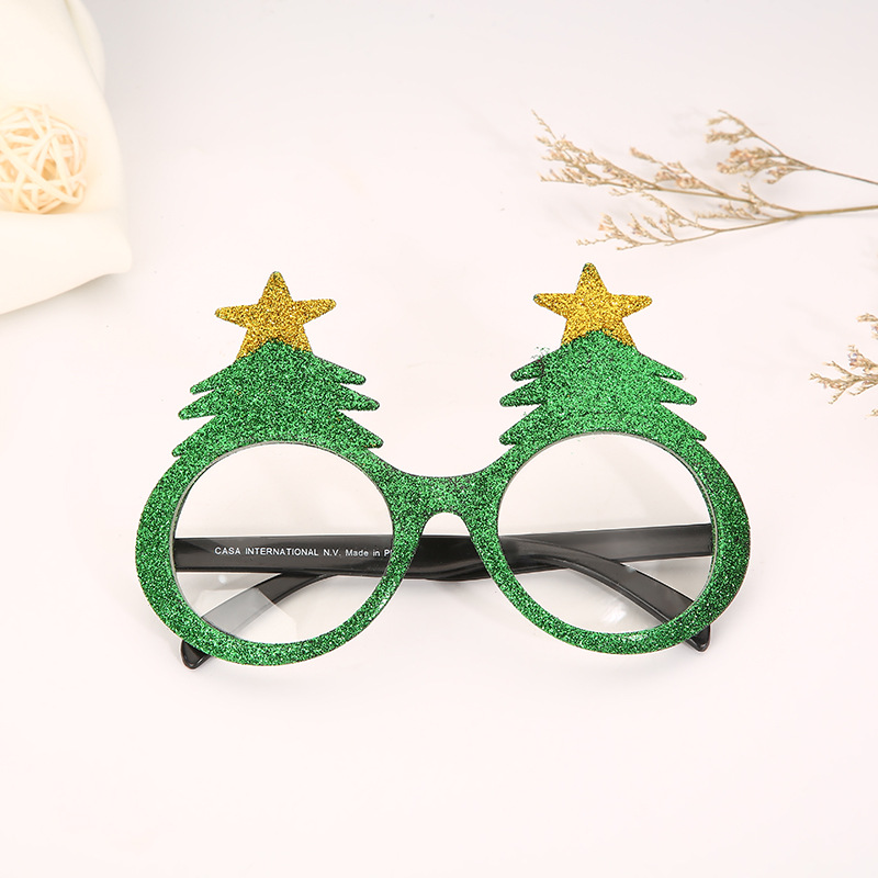Marcos de Lentes Divertidos de Navidad de ABS Decorativo para Fiesta de Navidad