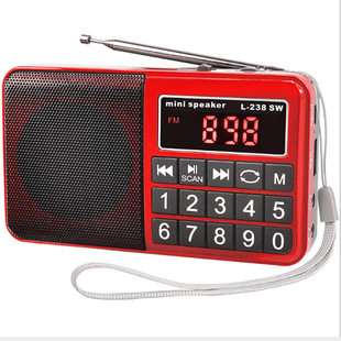 快乐相伴 L-238SW/AM/FM multi-band plug-in speaker speaker elderly radio portable MP3 player