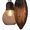 Retro creative coffee wall sconce for living room for corridor, American style