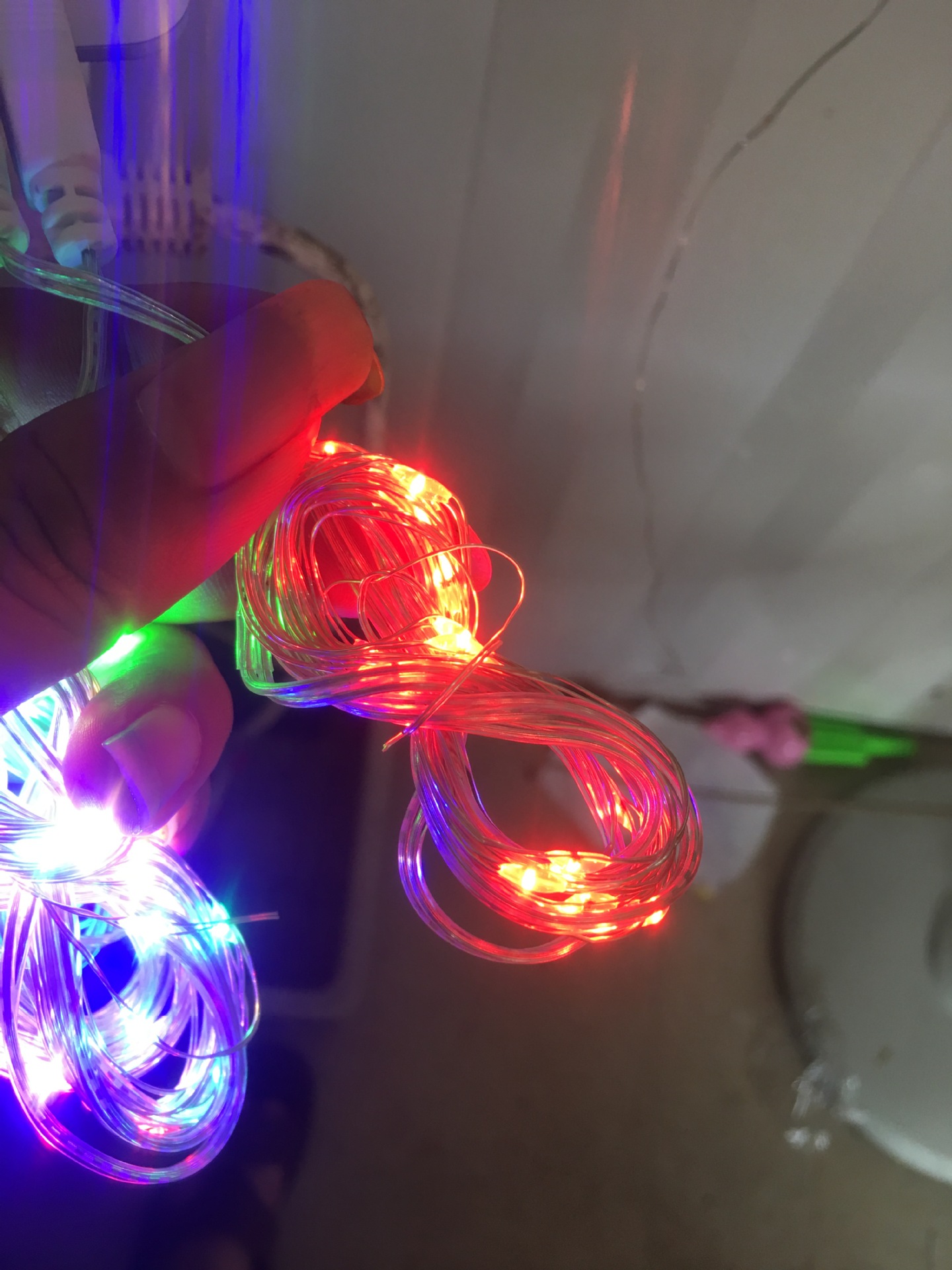 Cadena de luces constantes con cable de cobre USB, 10 metros, 100 luces, luces de cadena impermeables, luces navideñas, luces de cadena con cable de cobre, decoración de bodas