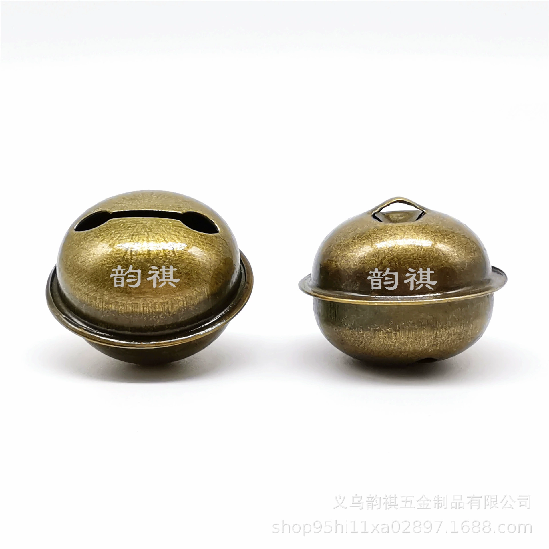 30 мм бронзовый круглый колокольчик 3 см бронзовый ретро-колокольчик Рождественский железный металлический колокольчик ювелирные изделия в этническом стиле