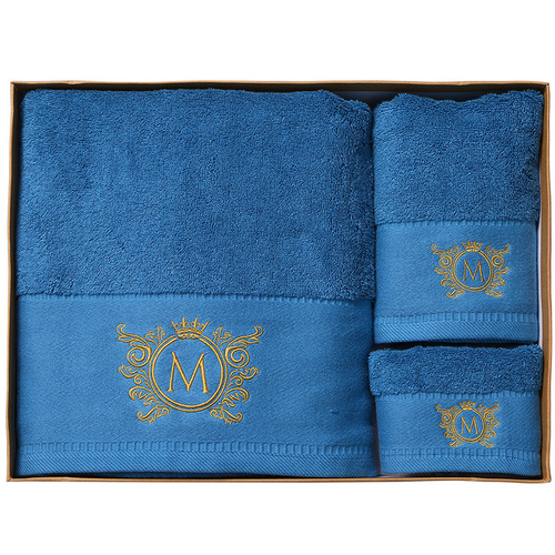 Wholesale pure cotton gift towels, three-piece set bath towel gift box, elegant event high-end souvenir gift towels