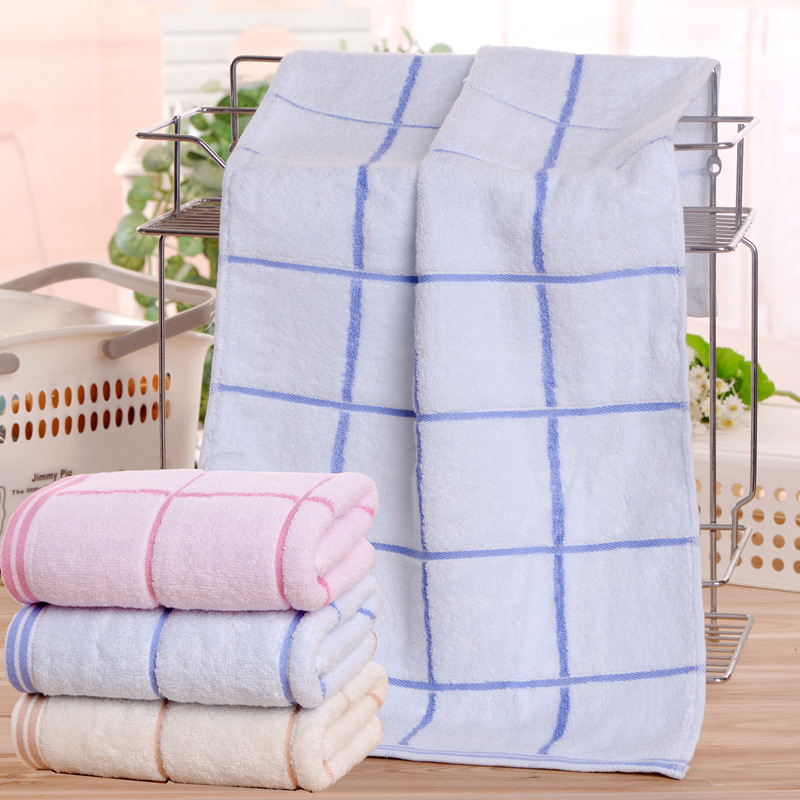 Pure Cotton Adult Thickeneded Towels, Multi-Style Plain Household Face Towels, Soft and Absorbent Wholesale Cotton Plaid Face Towels Pure Cotton Adult Thickeneded Towels, Multi-Style Plain Household Face Towels, Soft and Absorbent Wholesale Cotton Plaid Face Towels