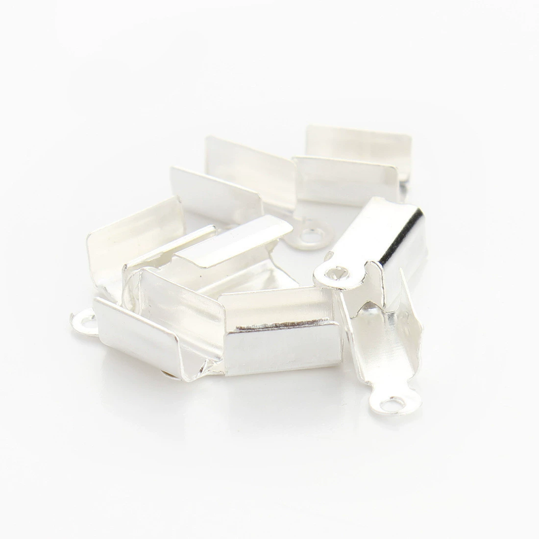 Glossy lock, necklace cord, 100 pieces