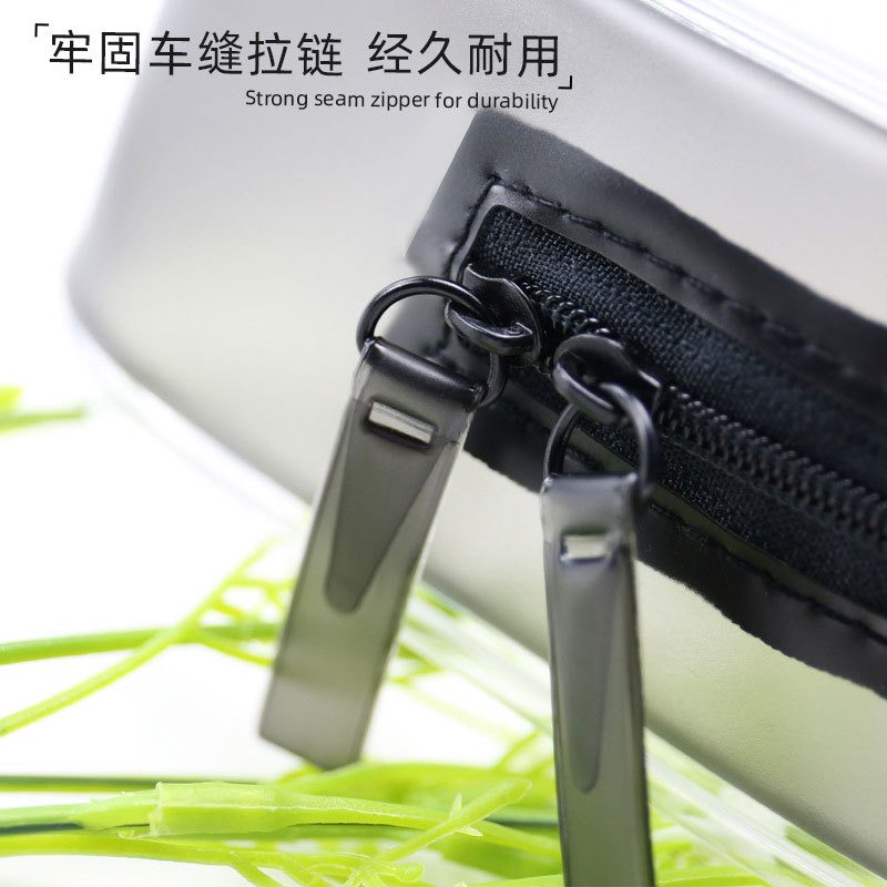 Bolsa de cosméticos de PVC transparente en stock bolsa de lavado de viaje impermeable cremallera de costura bolsa de PVC bolsa de cosméticos portátil tridimensional