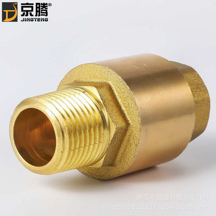 铜内外丝立式止回阀  水管水表止逆阀 单向阀