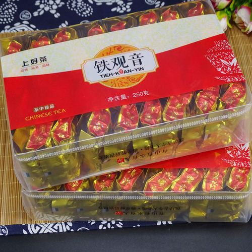Bulk Anxi Oolong Tea New Tea Iron Goddess of Mercy Tea Vacuum Sealed Independent Small Packets【One Box 32 Pack PC Style 0.5 Pounds】
