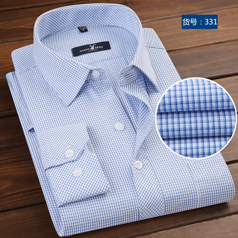 Shirt, for middle-aged man, floral print, Korean style