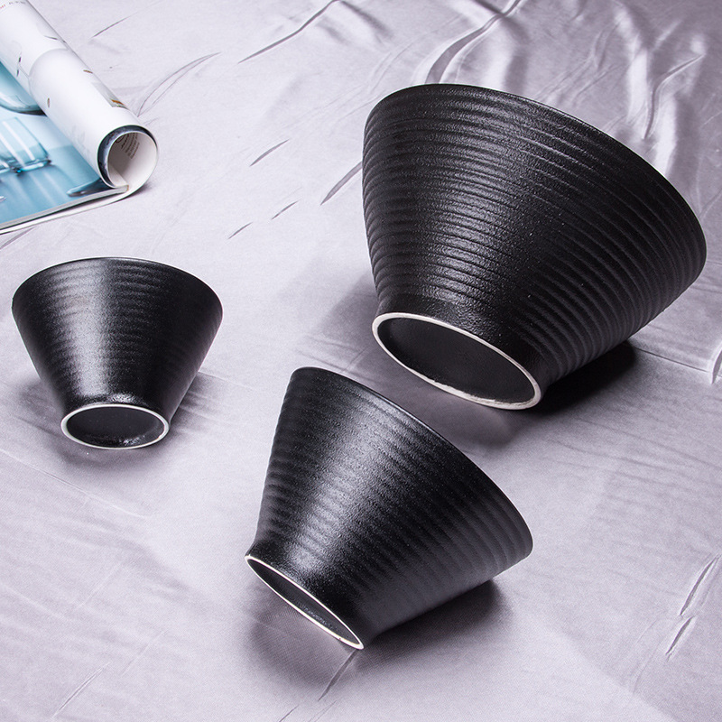 7 pulgadas estilo japonés Ramen fideos tazón de cerámica cuencos de trigo