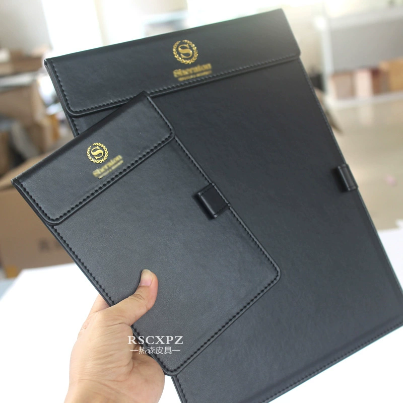 Производитель печатных материалов для гостиничных номеров кожаные магнитные держатели для заметок A6 держатели для заметок