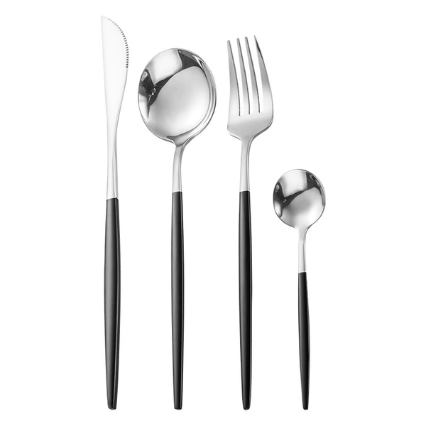 Bpty four-piece set-black silver