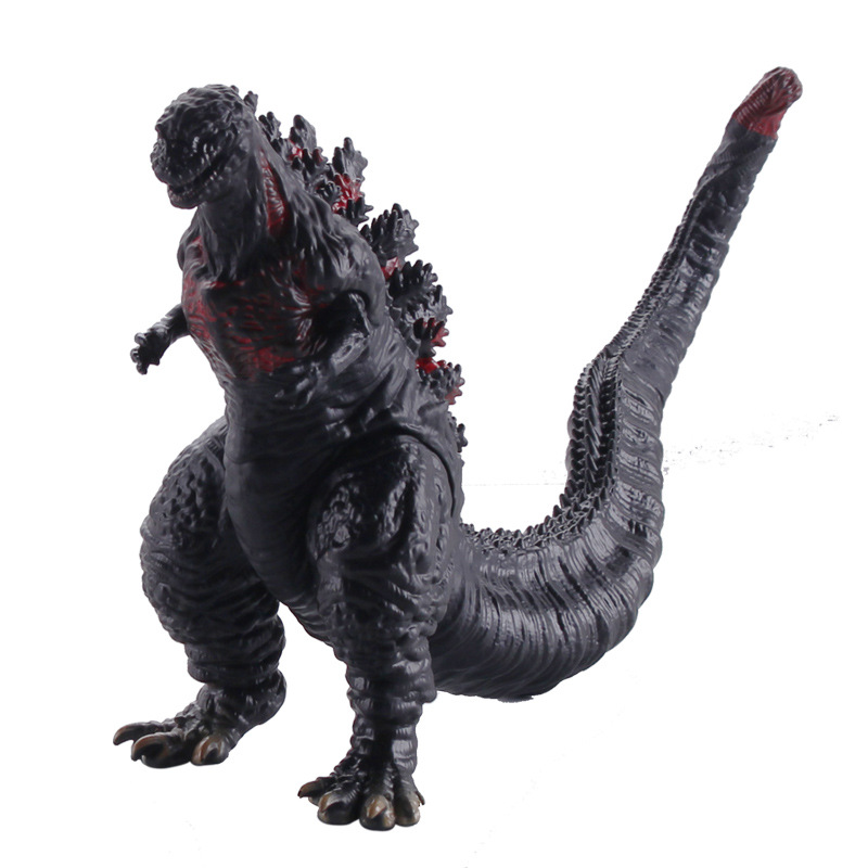 Modelo de juguete de goma suave del dinosaurio del monstruo del dinosaurio de GODZILLA extremidades movibles regalo del juguete de la muñeca del vinilo